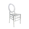 Clear O Back Resin Chair