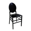 Oval Back Resin Chair