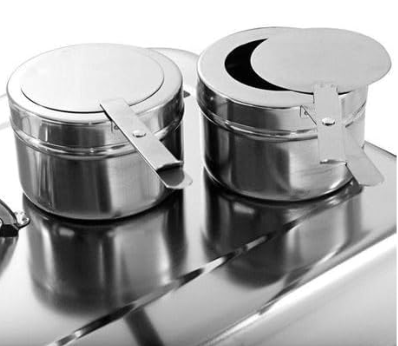 Double Chafing Dish - 16L Stainless Steel Buffet Server