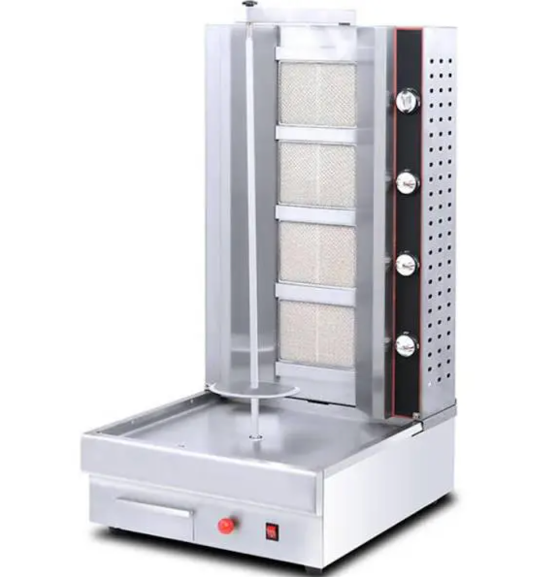 4 Burner Gas Shawarma Machine