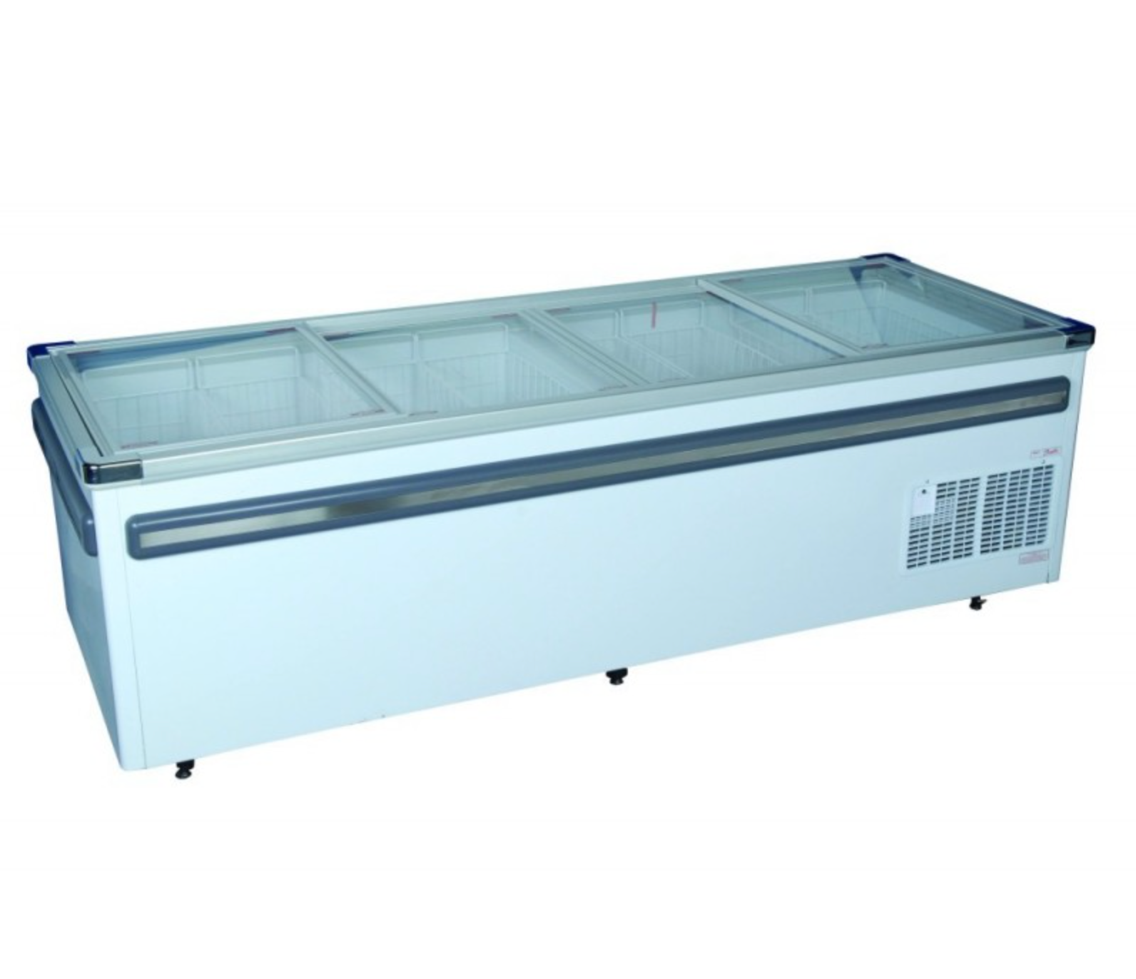 Island Freezer 1055L Glass Slider