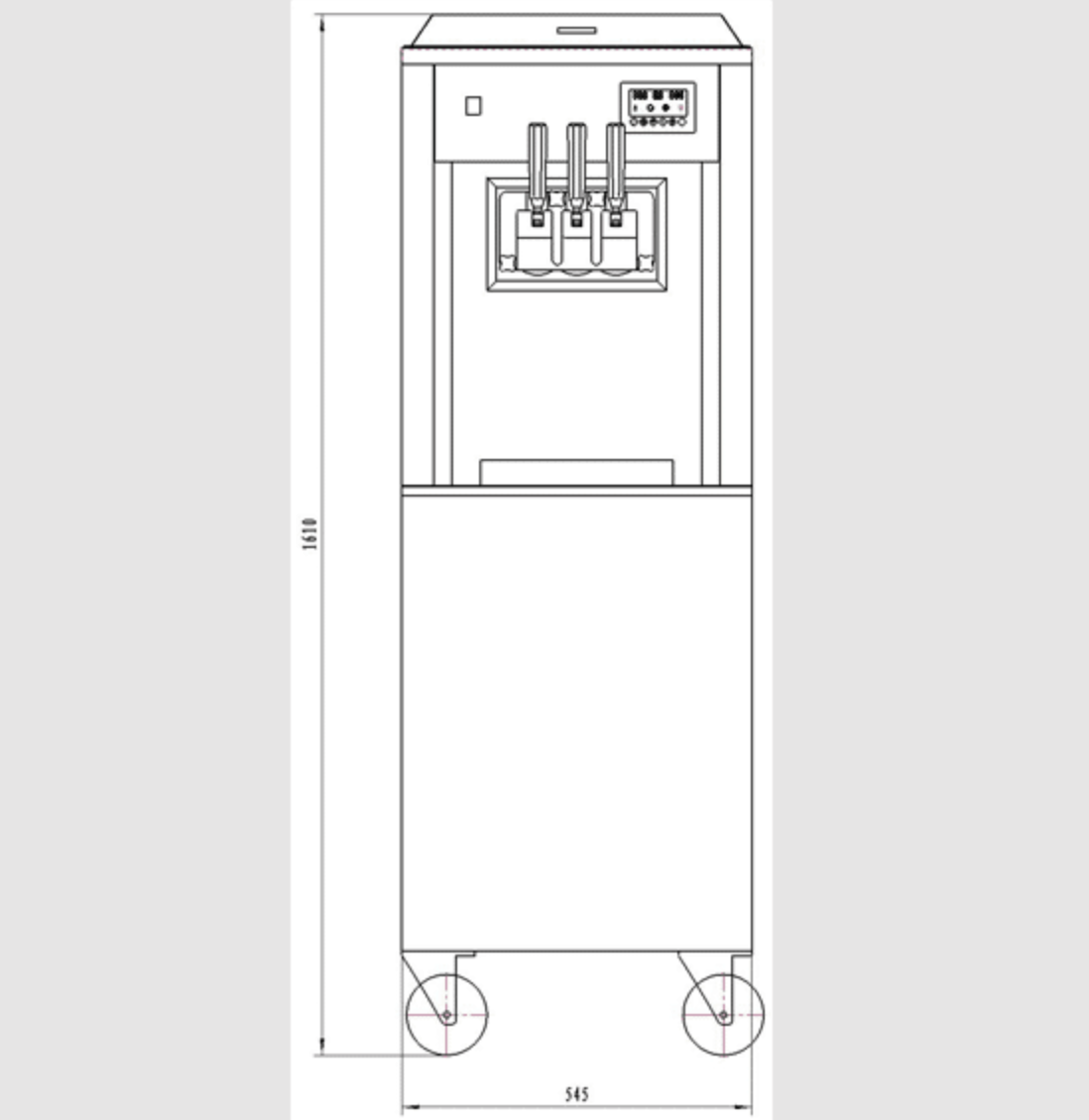 Beiqi BQ323N Floor Soft Serve Machine for sale
