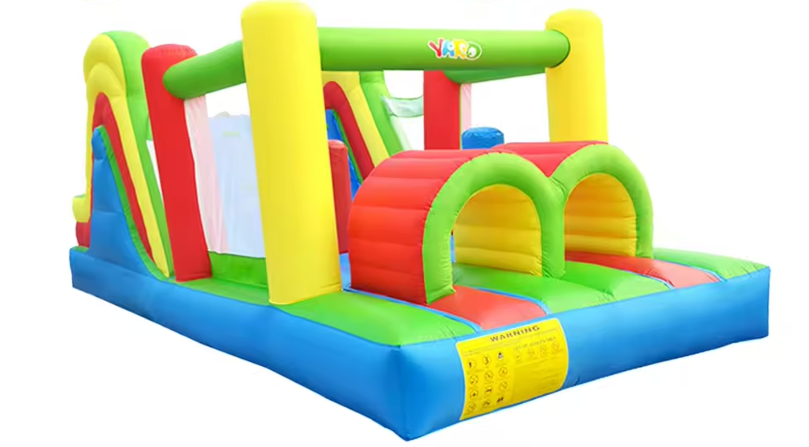 Inflatable Obstacle Course Bounce House with Slide – 6.5m x 3m x 2.5m for sale online
