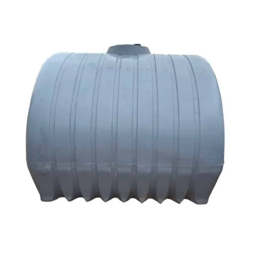 5000L Horizontal Water Tank Dark Grey