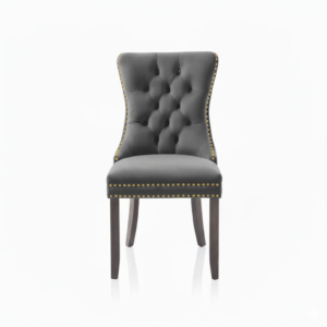Custom-Made Velvet Tufted Dining Chair